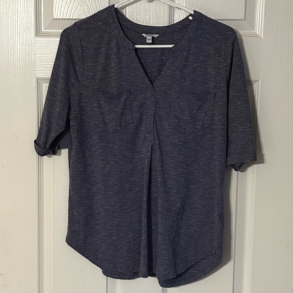 Sonoma Tops - Sonoma Blue Fitted Blouse